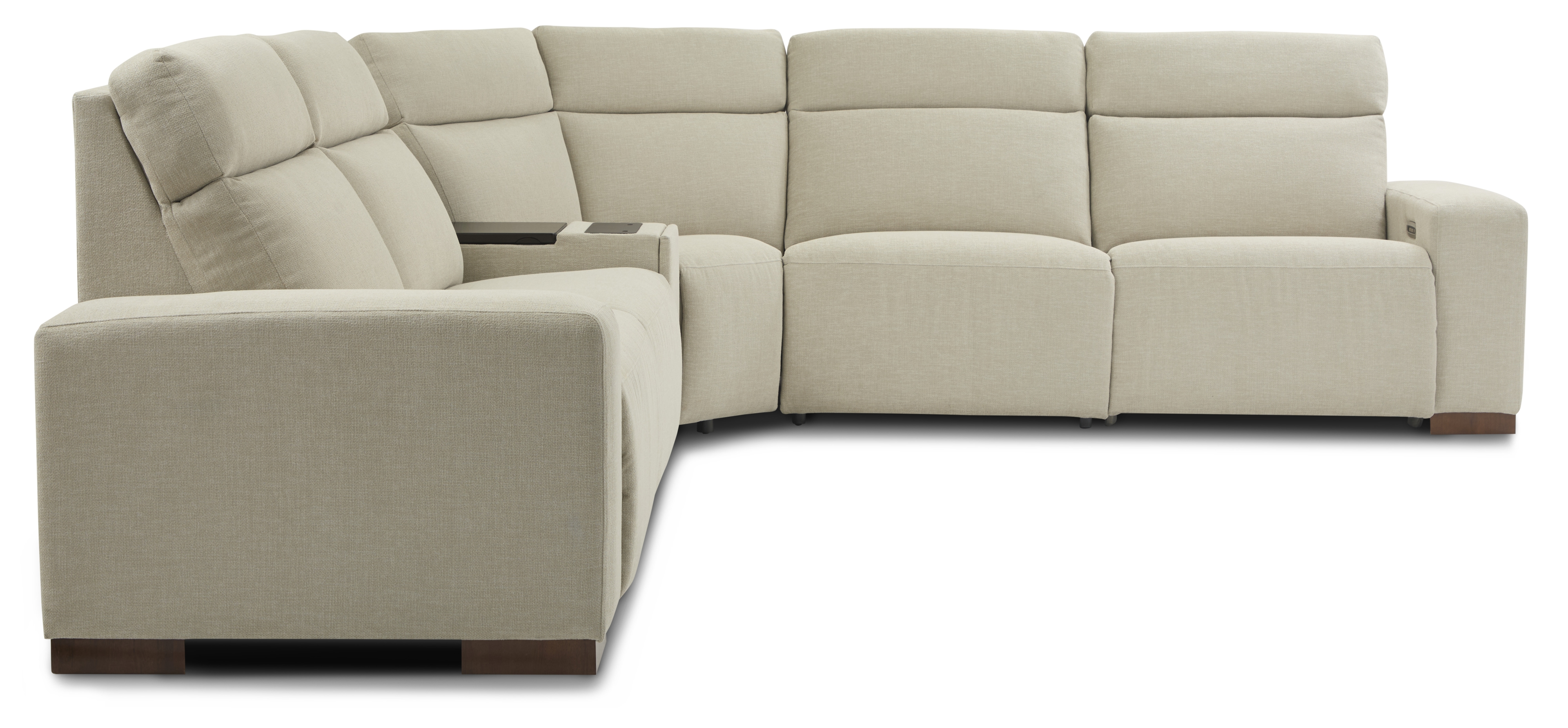 6-pc. Power Reclining Sectional w/Console