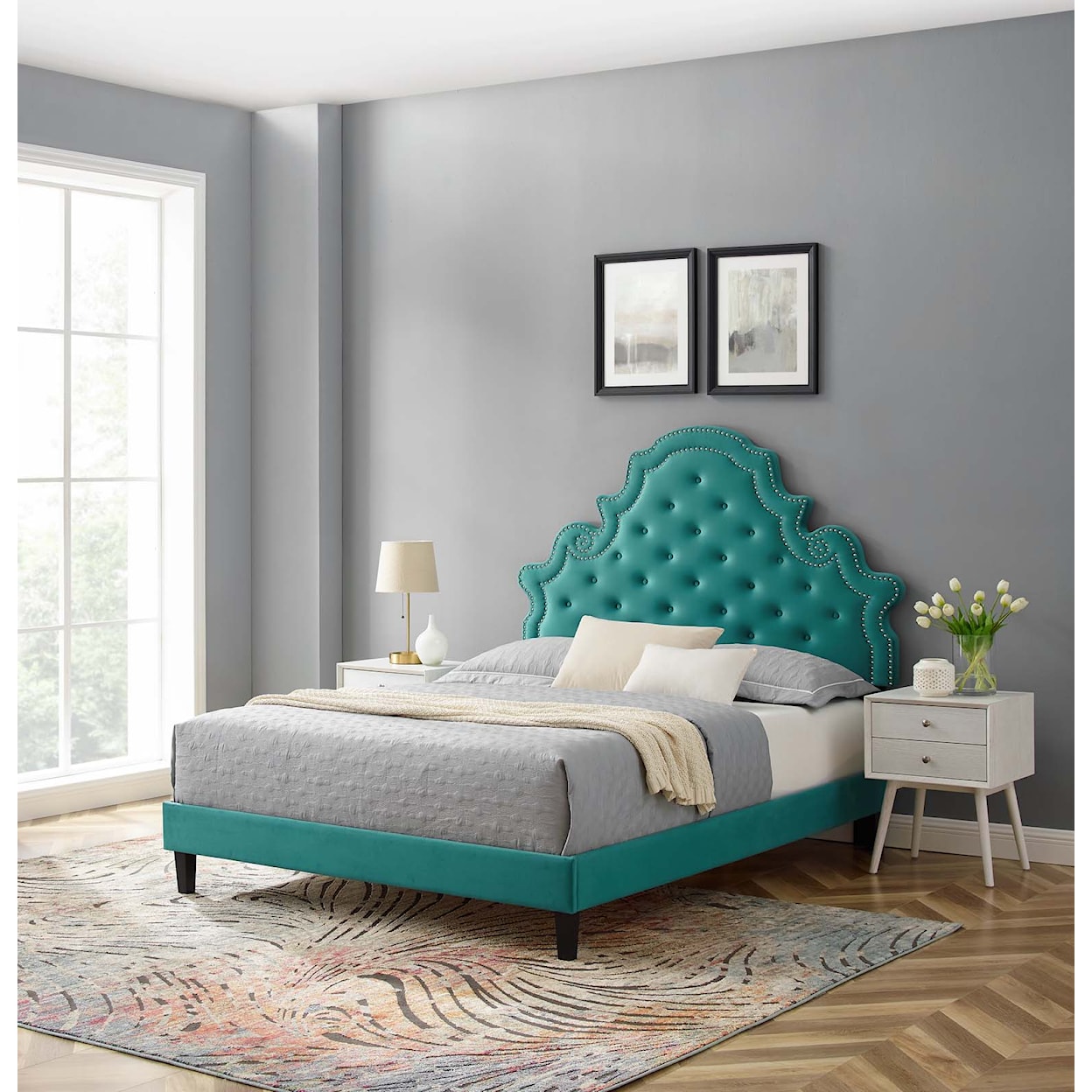 Modway Gwyneth Queen Platform Bed