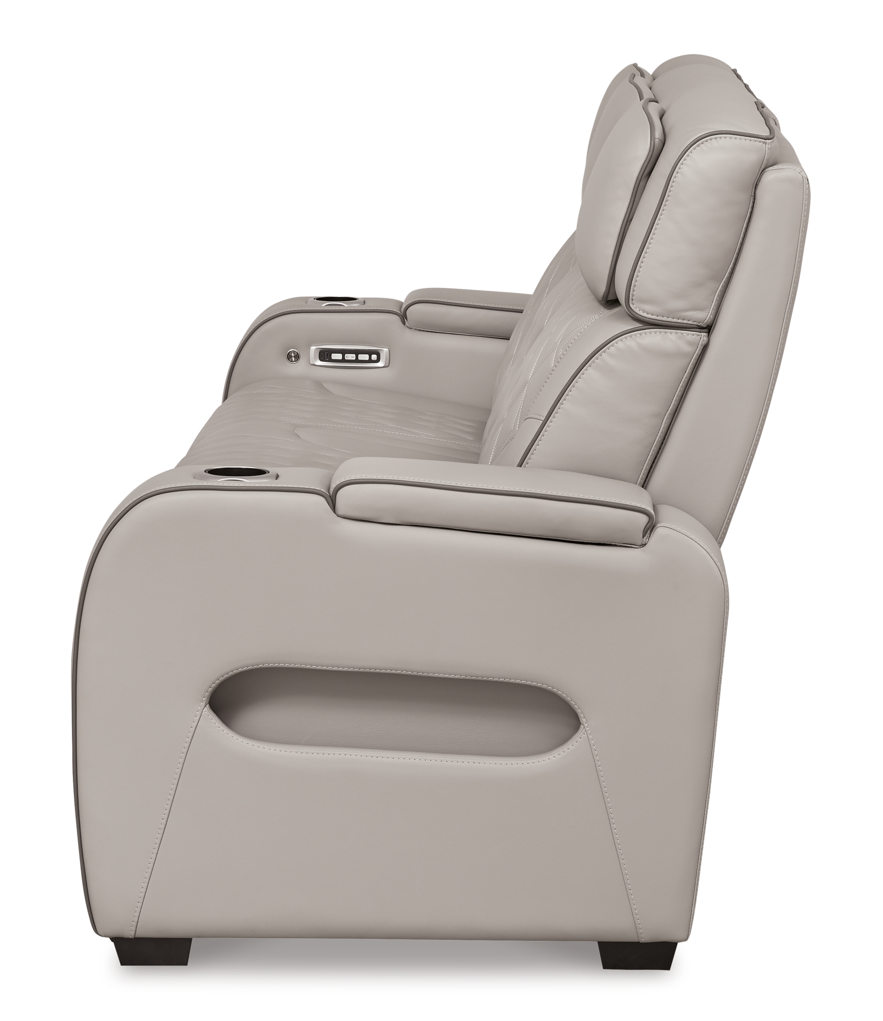 Signature Design by Ashley Boyington Pwr Rec Sofa With Adj Headrest