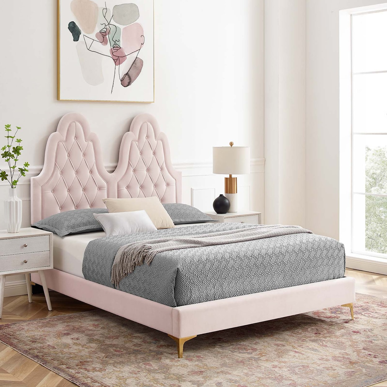 Modway Alexandria King Platform Bed