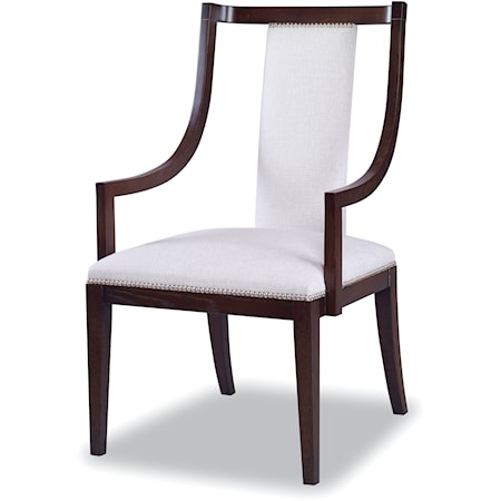 Contemporary Upholstered Host Chair