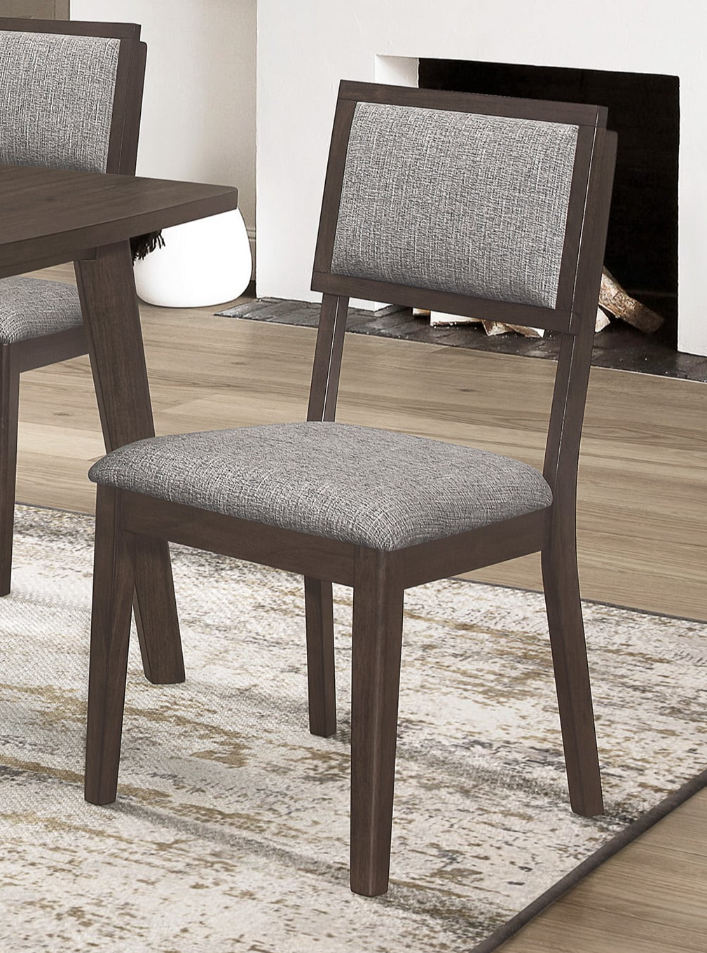 Crown Mark Ember 2133S Transitional Dining Side Chair with Upholstered