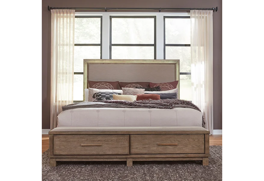 Canyon Road Queen Storage Bed by Liberty Furniture at Gill Brothers Furniture