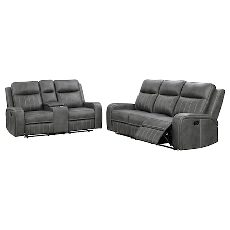 Raelynn 2-piece Reclining Sofa Set