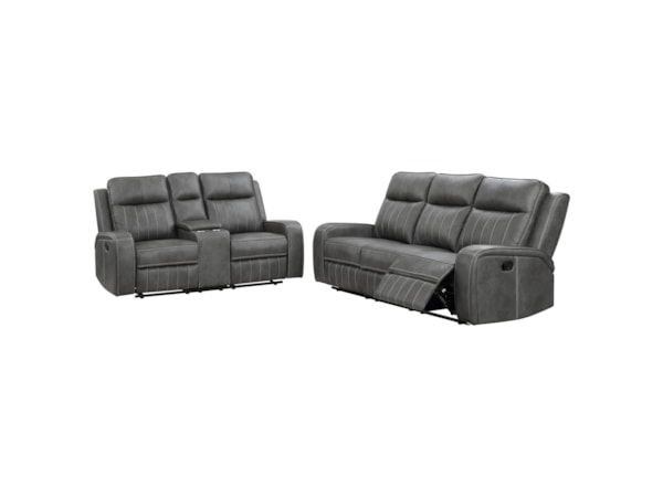 Raelynn 2-piece Reclining Sofa Set