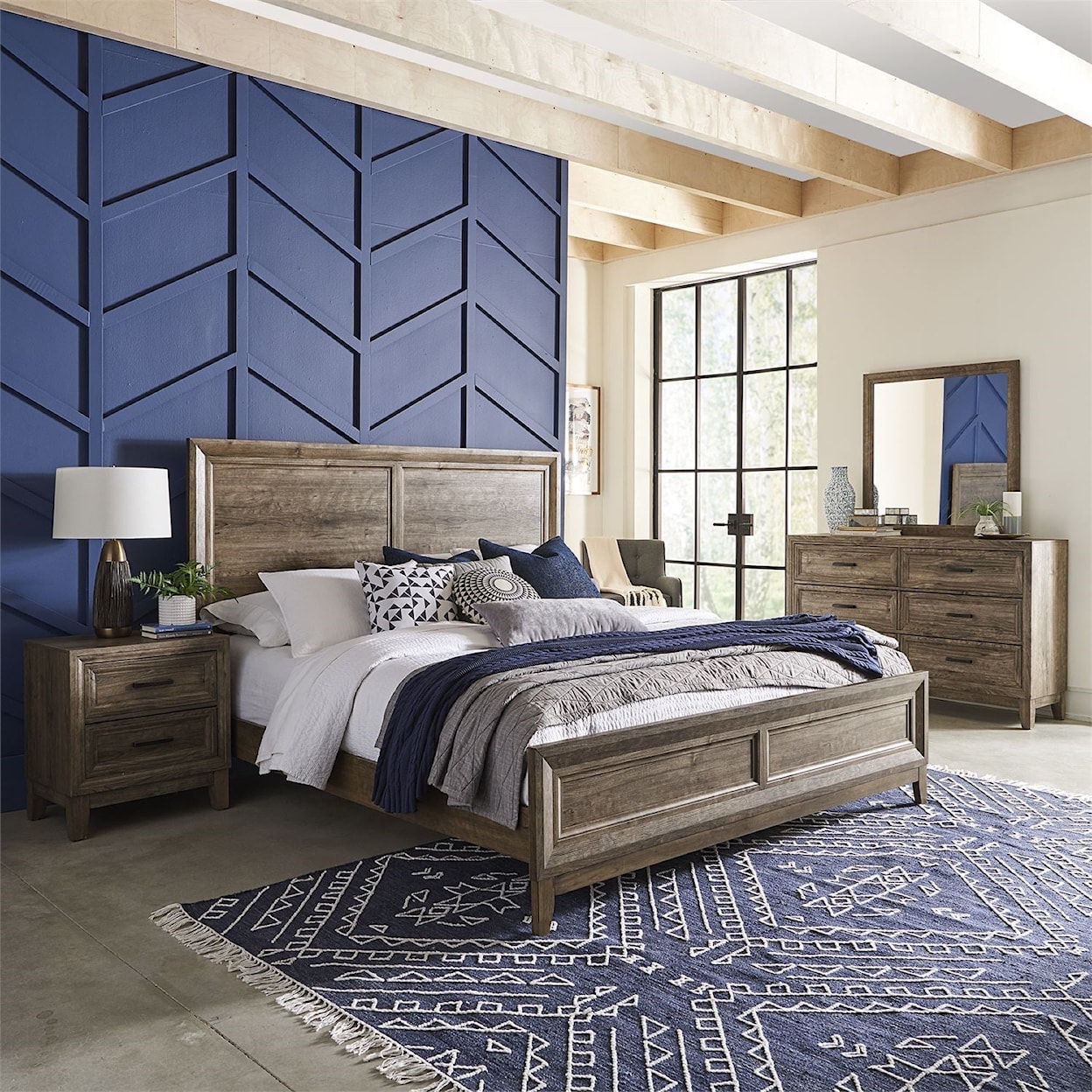 Liberty Furniture Ridgecrest California King Panel Bedroom Group