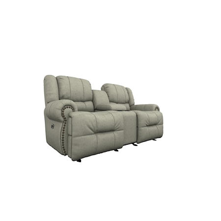 Rocking Reclining Console Loveseat