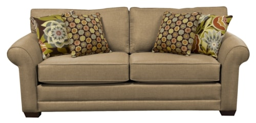 Casual Queen Sleeper Sofa with Air Mattress