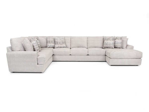 Sectional &amp; Ottoman Living Room Set