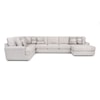 Franklin 945 Nash Sectional & Ottoman Living Room Set