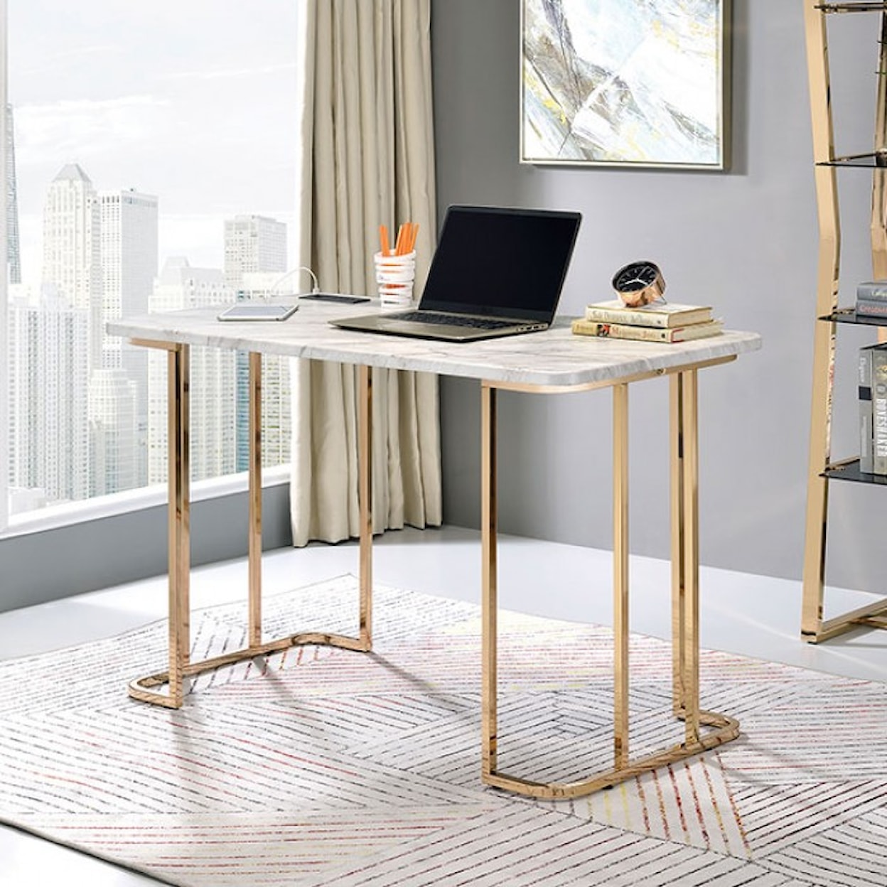 Furniture of America Delphine Desk