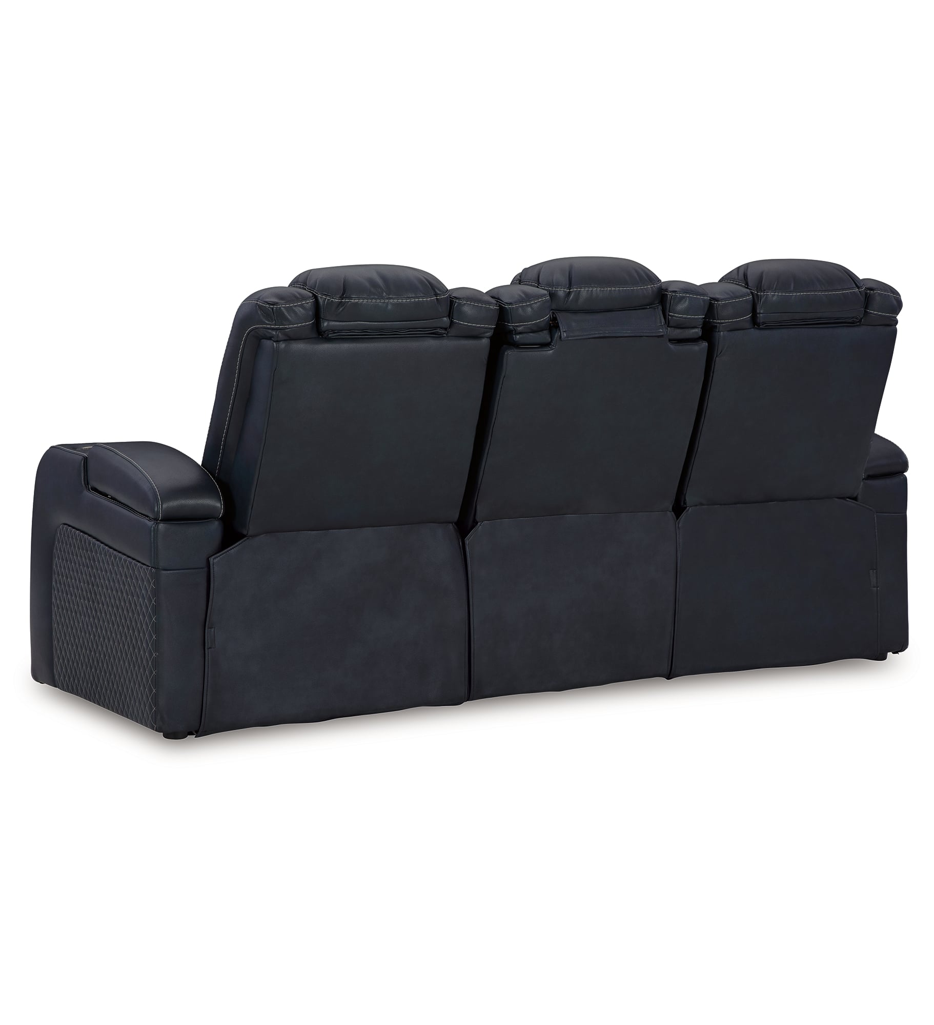 Signature Design by Ashley Fyne-Dyme Pwr Rec Sofa With Adj Headrest