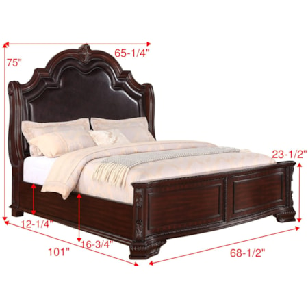 Queen Panel Bed