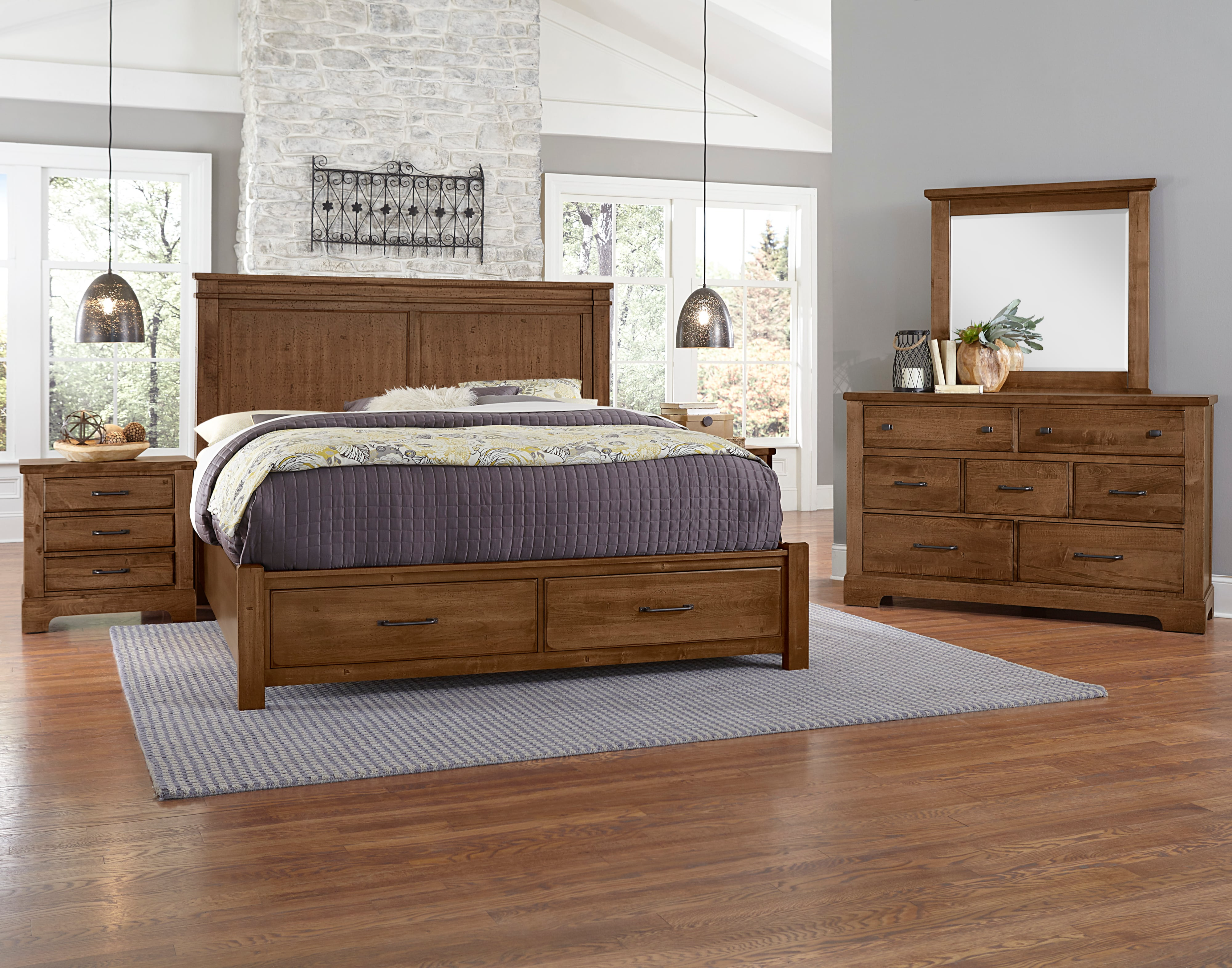 Artisan & Post Cool Rustic King Mansion Bed
