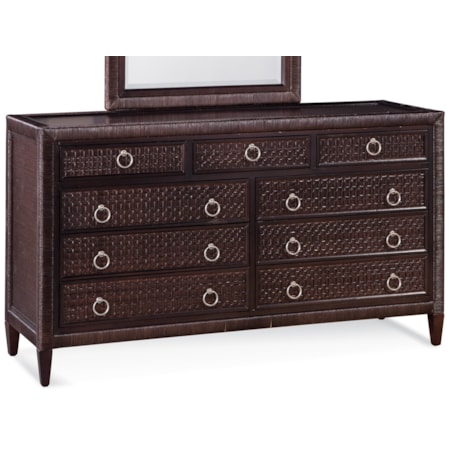 Nine Drawer Dresser