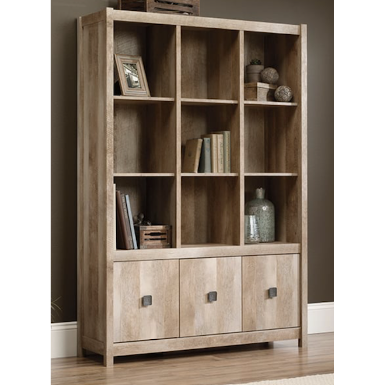 Sauder Cannery Bridge Storage Display Cabinet