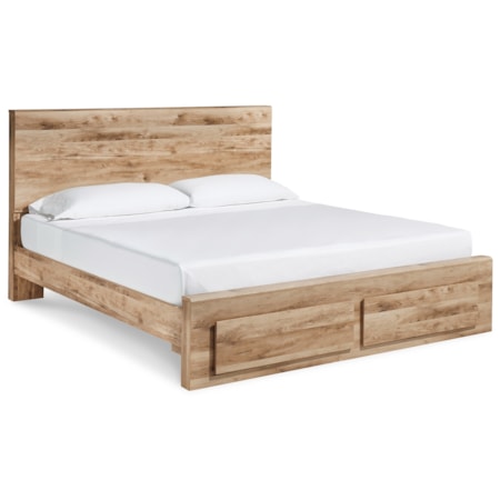 King Panel Storage Bed