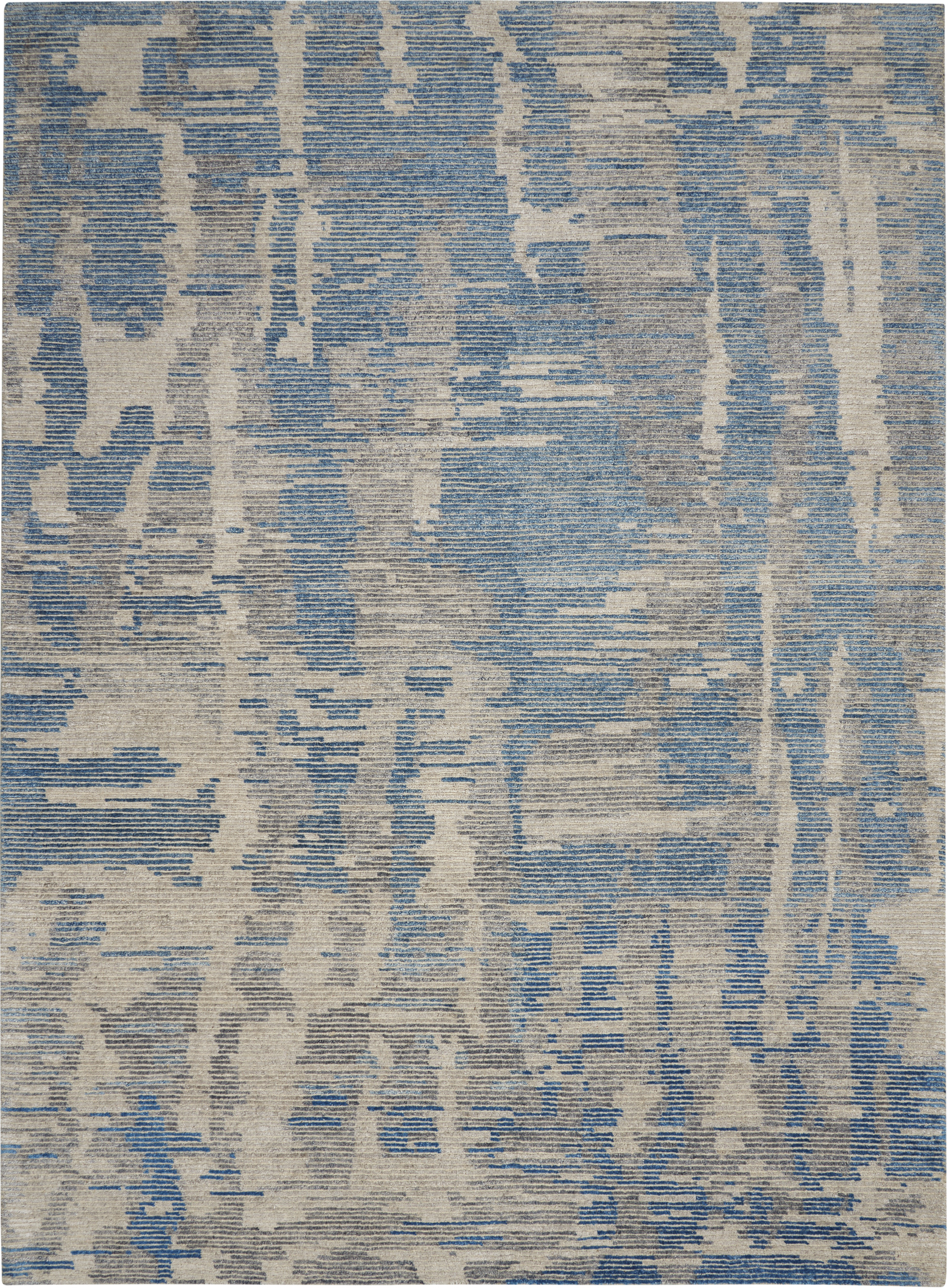 7'9" x 9'9" Blue Rectangle Rug