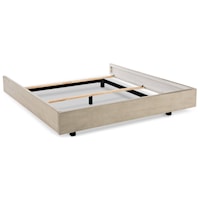 Contemporary King Panel Footboard with Rails