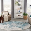 Nourison Maxell 7'10" Round  Rug