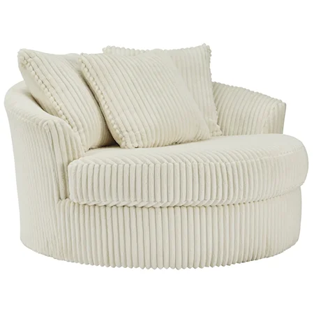 Contemporary Oversized Swivel Chair