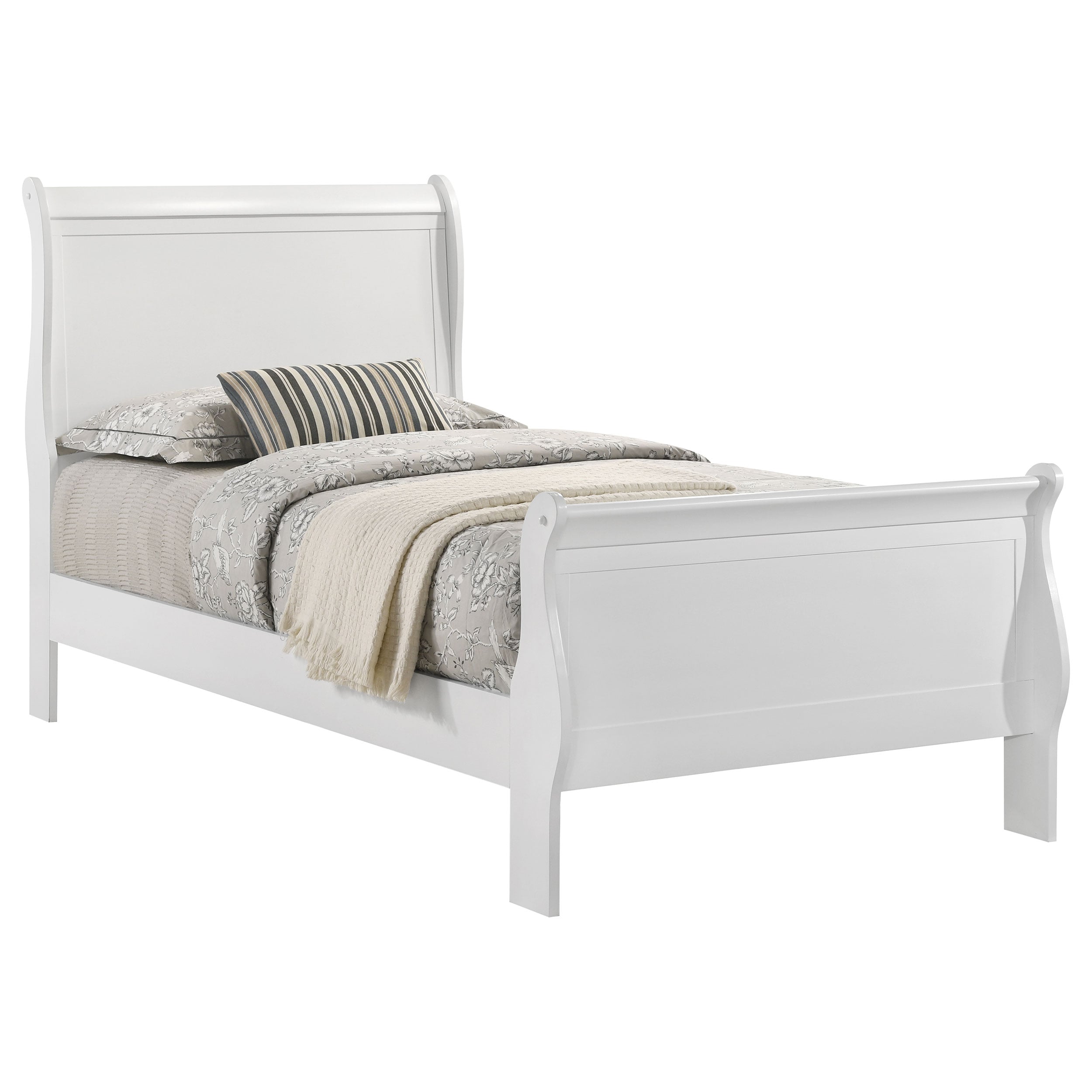 47-inch Twin Sleigh Panel Bed