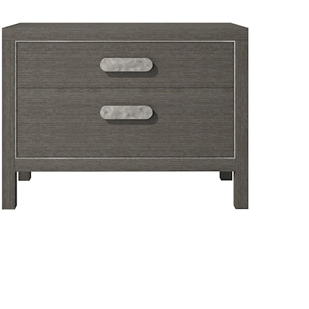 Prado Low 2-Drawer Nightstand