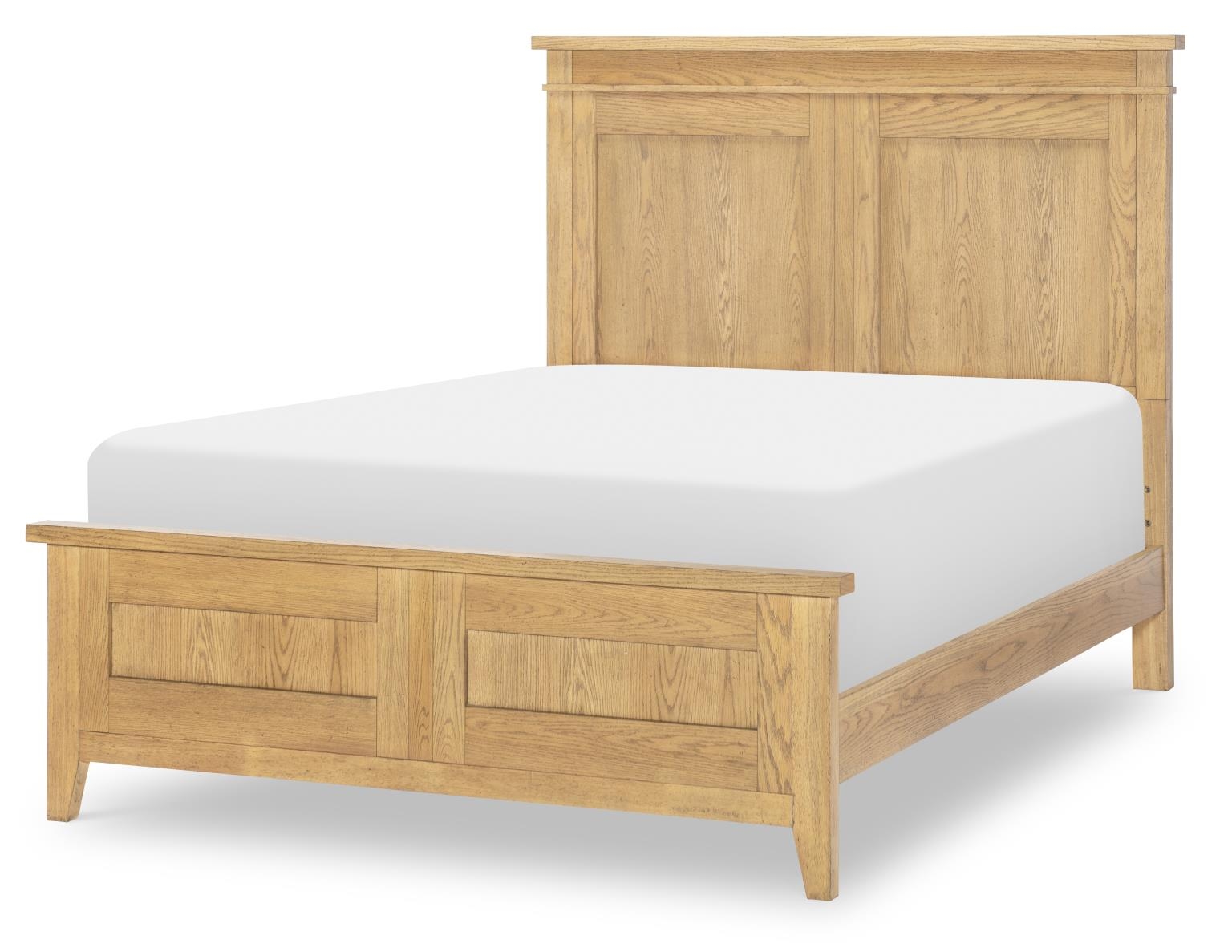 Complete Panel Bed Full 4/6 Natural Hickory