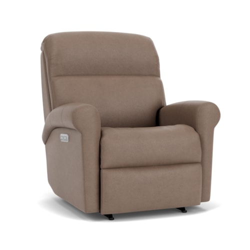 Casual Power Recliner with Power Headrest