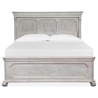 Cottage Style Queen Panel Bed