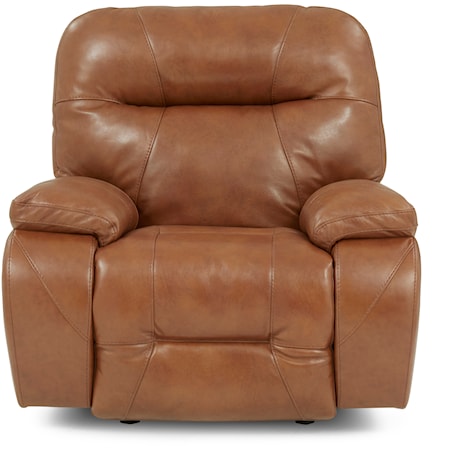Casual Power Swivel Glider Recliner with USB Charging Port