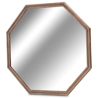 Rustic Octagonal Sideboard Mirror