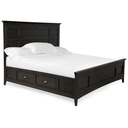 California King Panel Bed