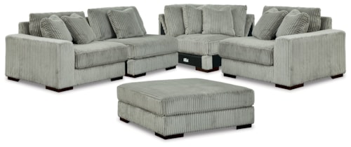 4-Piece Sectional And Ottoman