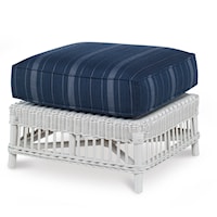 Mainland Wicker Ottoman