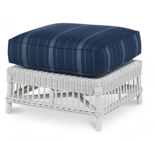 Mainland Wicker Ottoman