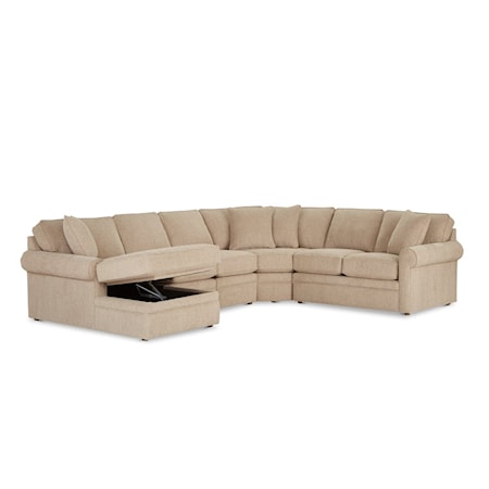 Sectional Sofa with Storage Chaise