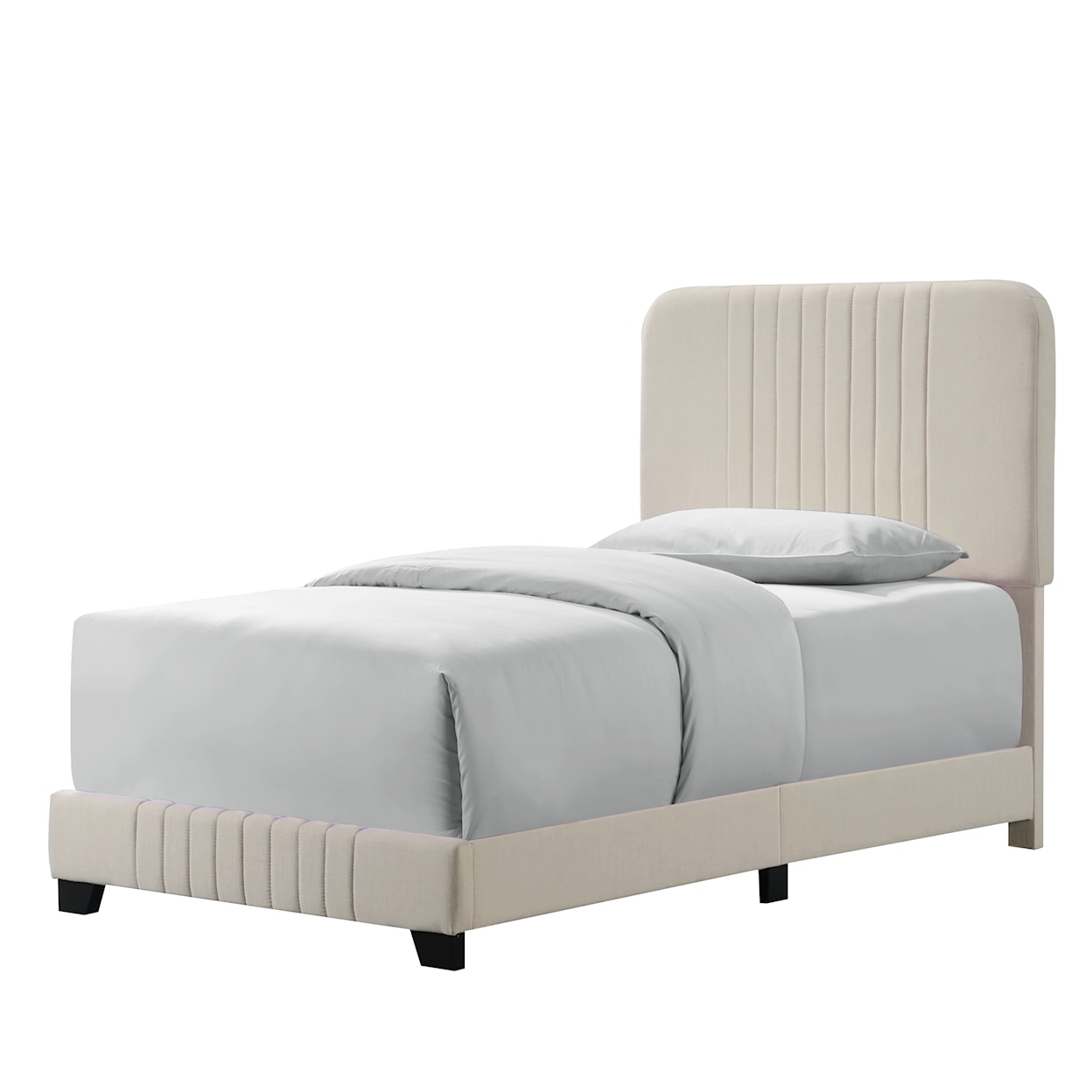 Accentrics Home Fashion Beds Twin Upholstered Bed