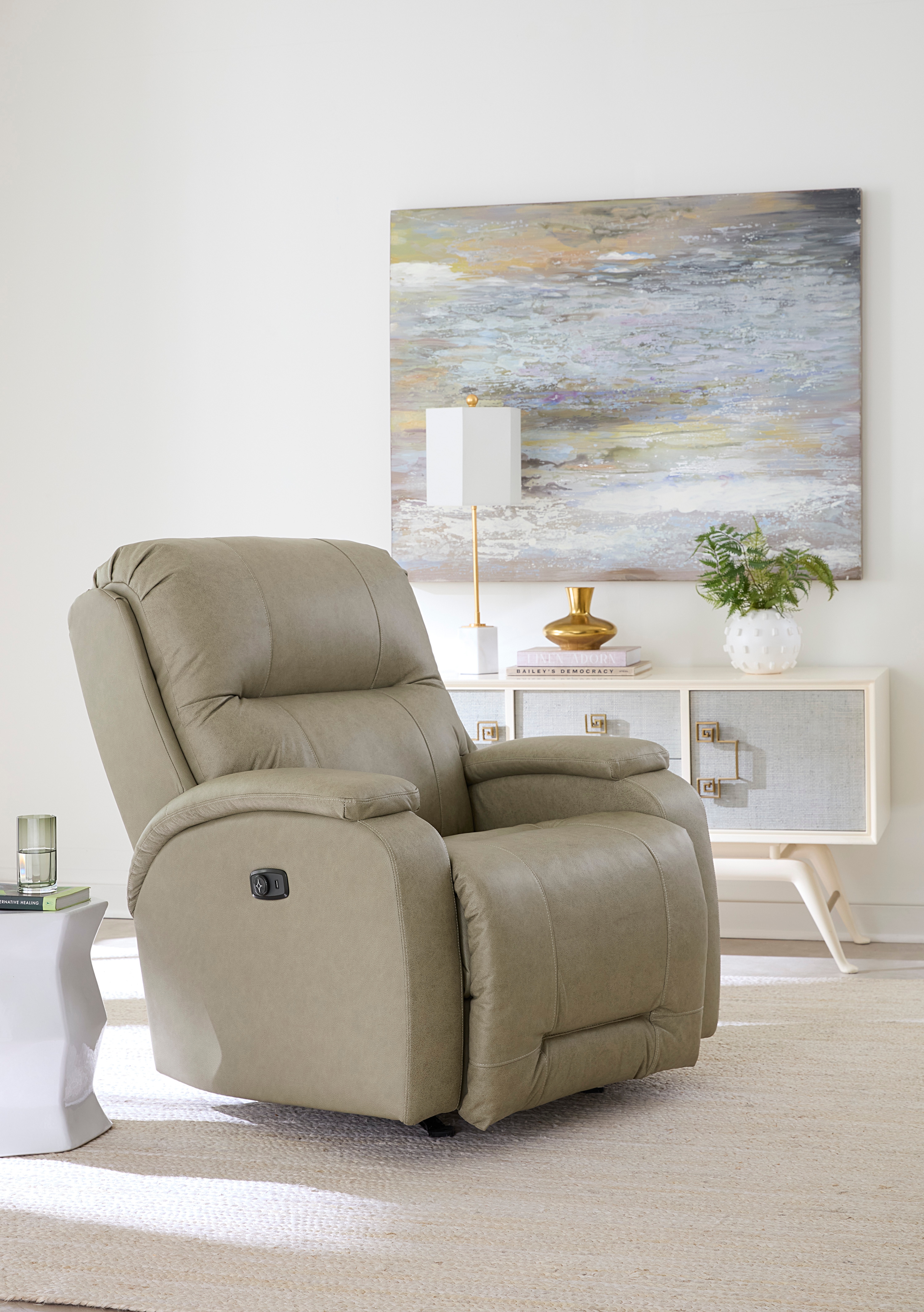 Best Home Furnishings Maverly Power Rocker Recliner