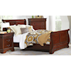 Elements International Chateau Queen Sleigh Bed