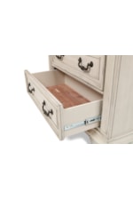 New Classic Anastasia Farmhouse 5-Drawer Chest with Velvet-Lined Drawers