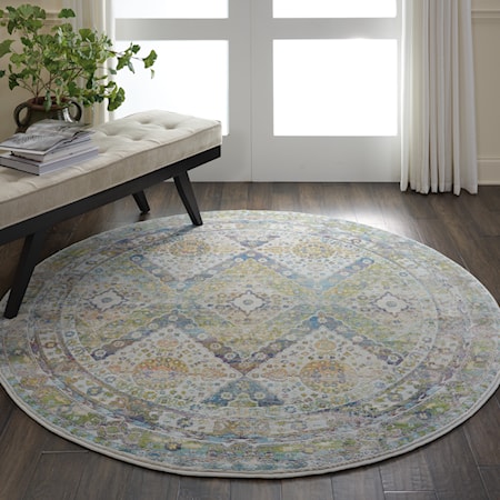 6&apos; Round  Rug