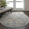 Nourison Ankara Global 6' Round  Rug