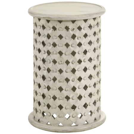 Krish 24-inch Wood Side Table