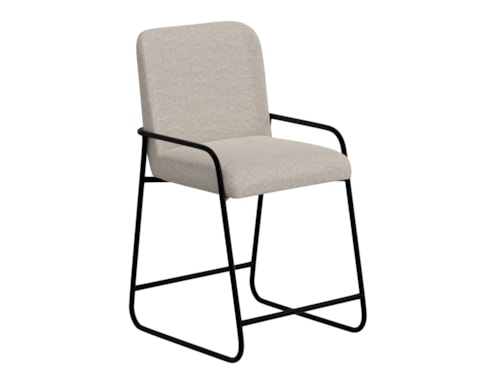 Transitional Upholstered 24" Barstool