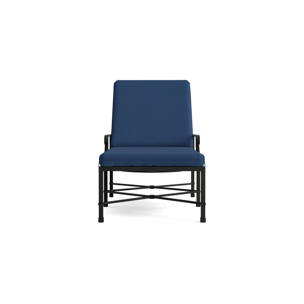 Adj. Scroll-Arm Chaise Lounge