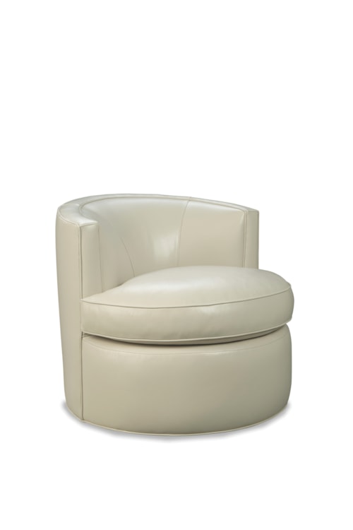Contemporary Leather Swivel Chair