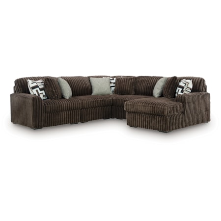 5-Piece Sectional With Chaise