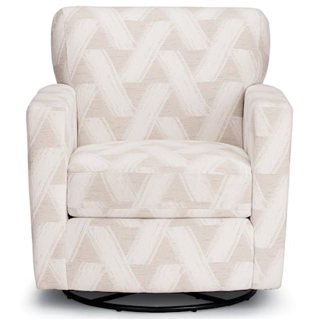 Swivel Barrel Chair