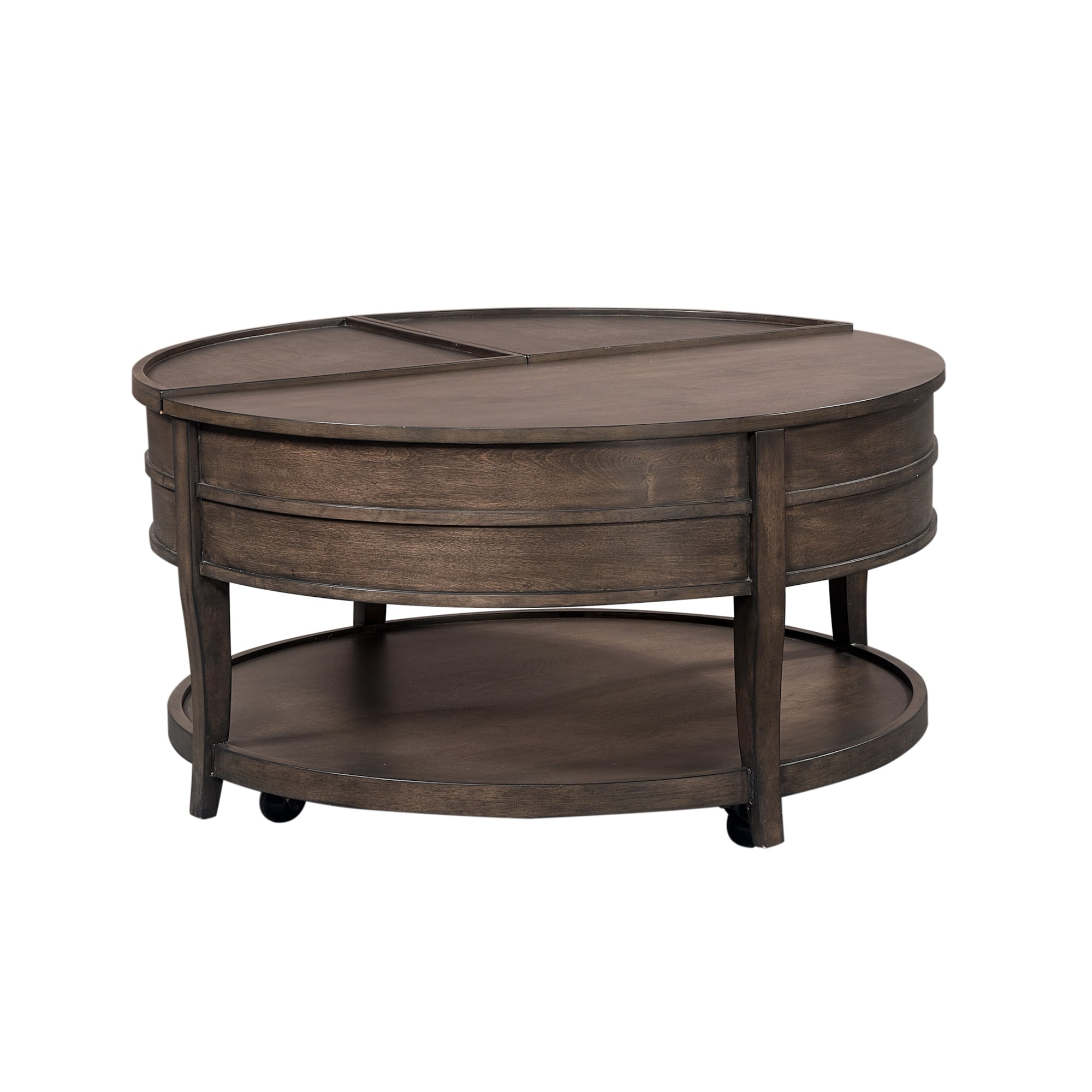 Aspenhome Blakely 1374707 Transitional Round Cocktail Table with Lift